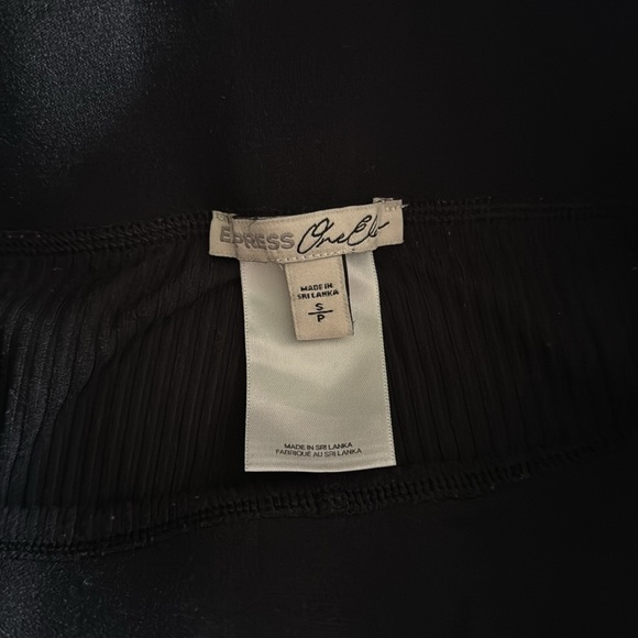 Express One Eleven, Black with White Stripes, High-Rise/Mid-Rise, Size Small - Picture 4 of 4